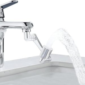 1080° Rotatable Swivel Extension Faucet Aerator | Robotic Arm Swivel Sink Faucet Extender with Splash Filter