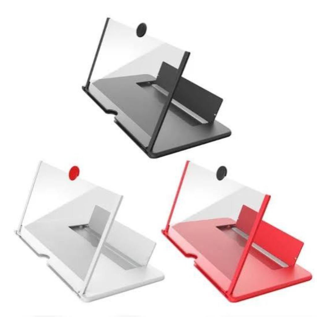 Foldable 3D HD Mobile Phone Screen Magnifier | Portable Smartphone Screen Amplifier with Stand