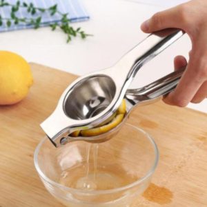 Heavy-Duty Stainless Steel Manual Lemon Squeezer | Rust-Proof Handheld Citrus Juicer