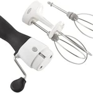 Premium Manual Rotary Hand Crank Egg Beater & Mixer | Non-Electric Stainless Steel Whisker